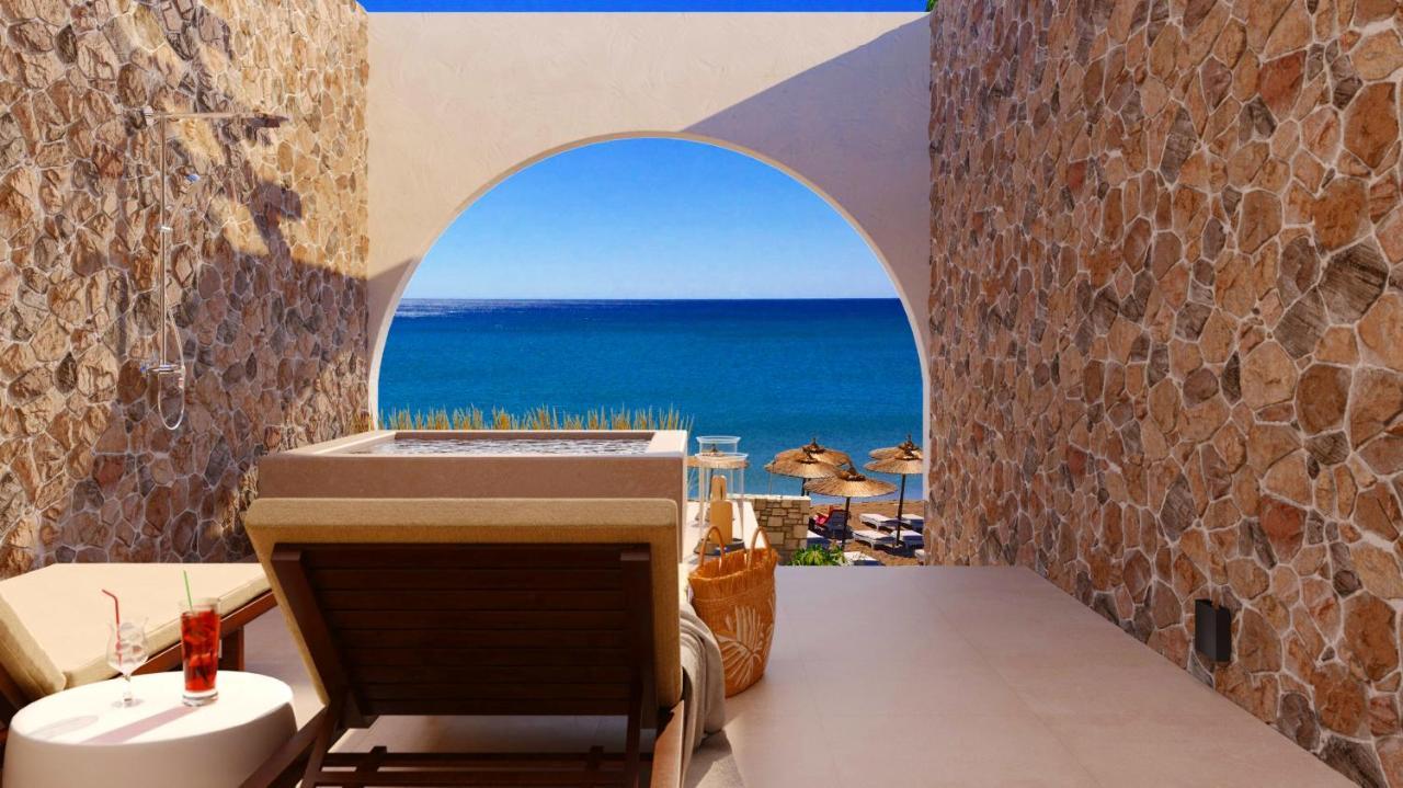 Delfini Beach Hotel & Suites アルハンゲロス エクステリア 写真